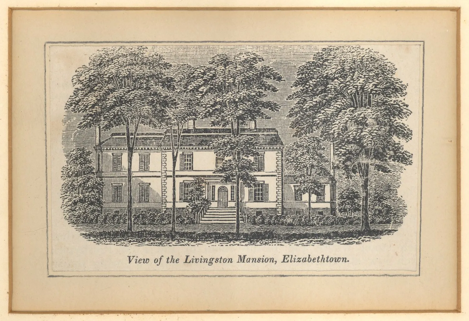 1844 etchings of Liberty Hall